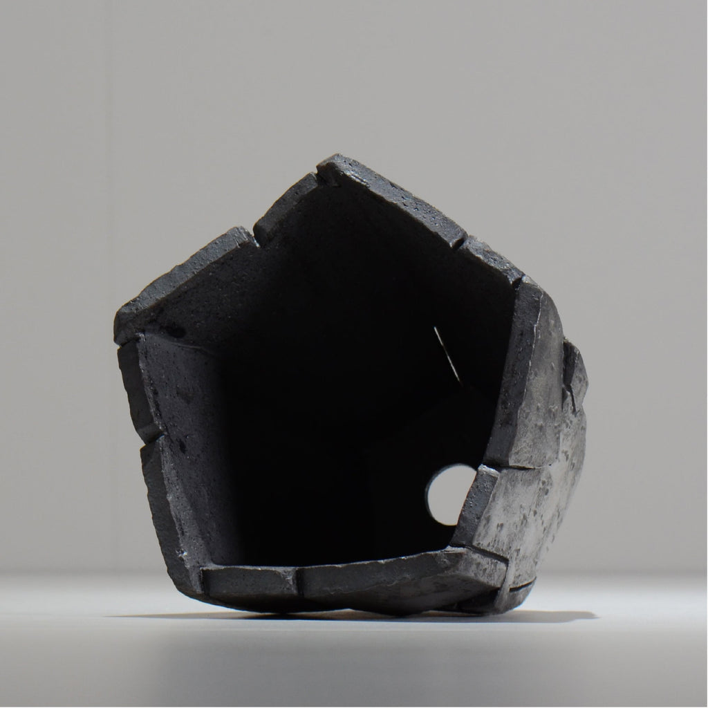 沖誠 / RIVET_SILVER_10/ 約φ14.5cm  /  M /植木鉢