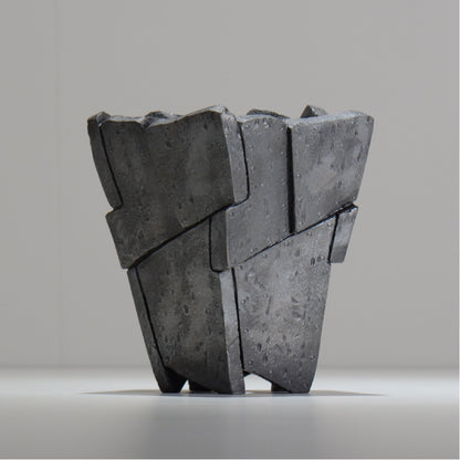 沖誠 / RIVET_SILVER_11/ 約φ13.5cm  / M / 植木鉢