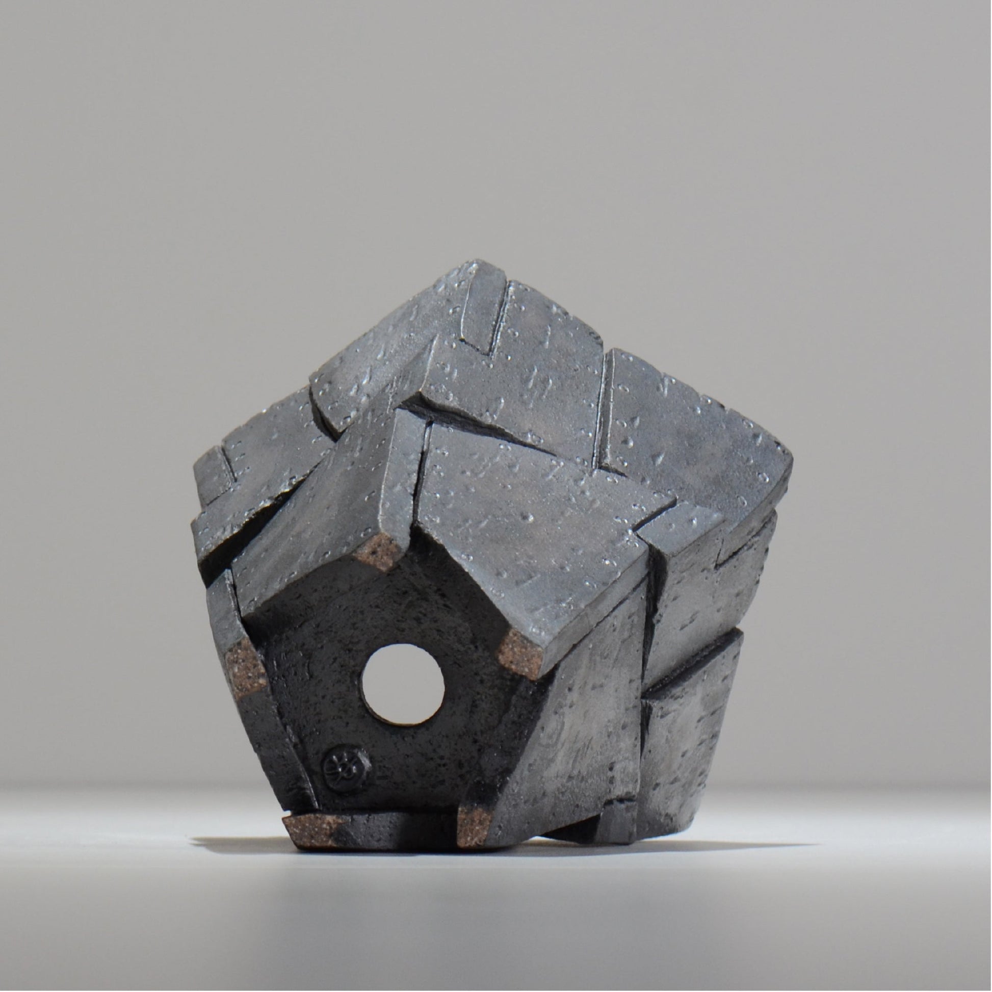 沖誠 / RIVET_SILVER_11/ 約φ13.5cm  / M / 植木鉢