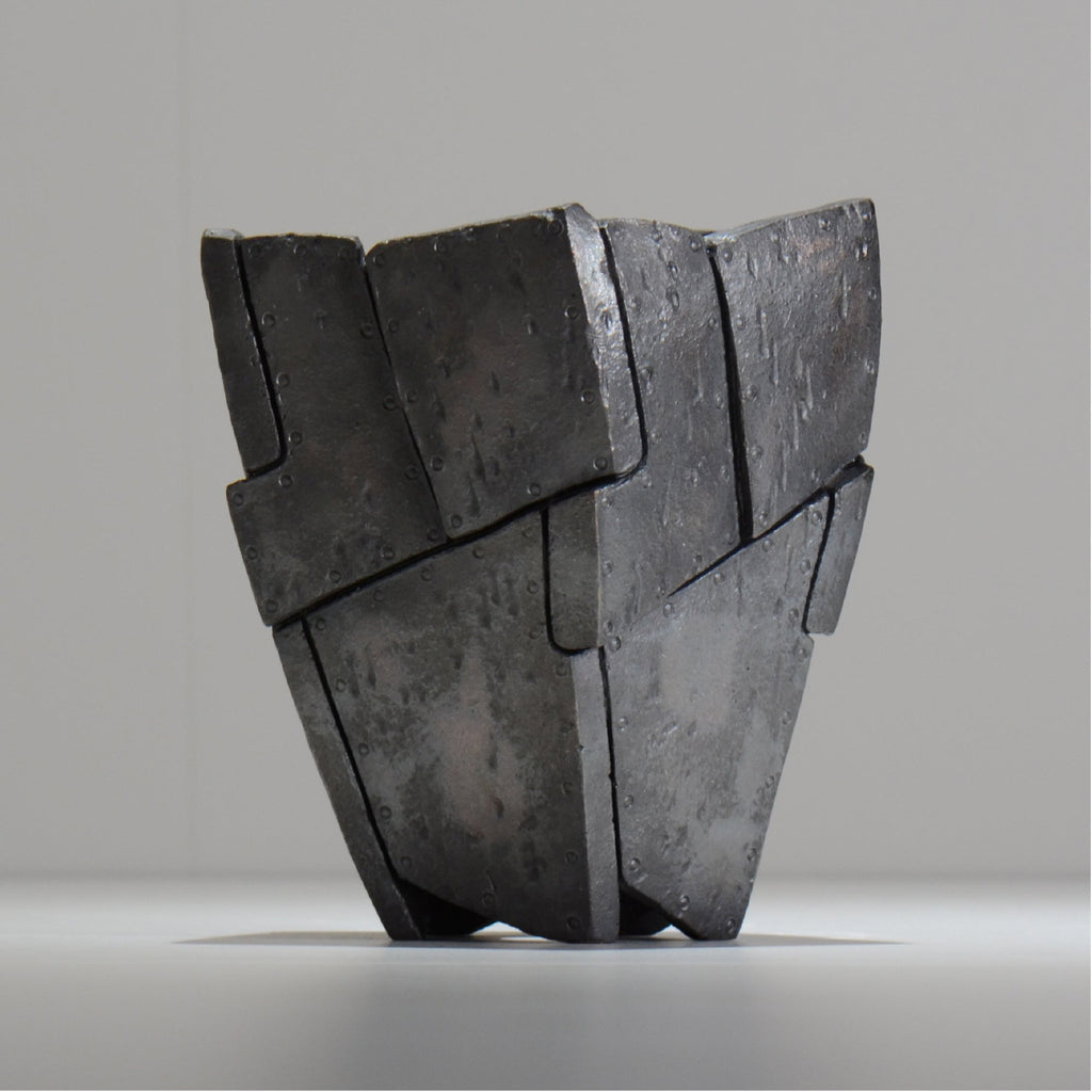 沖誠 / RIVET_SILVER_12/ 約φ13.5cm  /  M /植木鉢