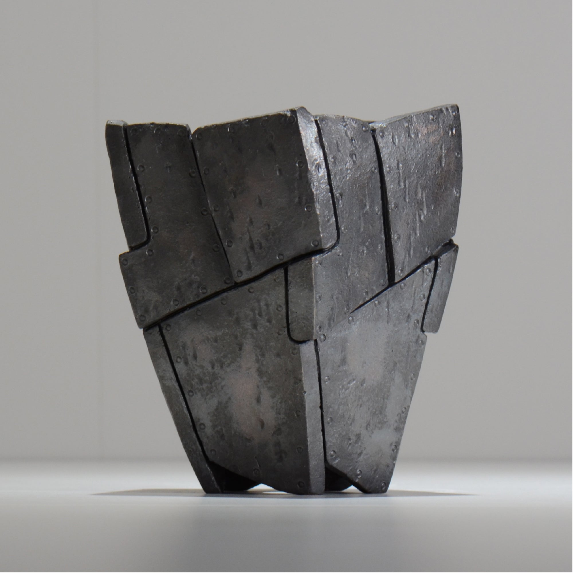 沖誠 / RIVET_SILVER_12/ 約φ13.5cm  /  M /植木鉢