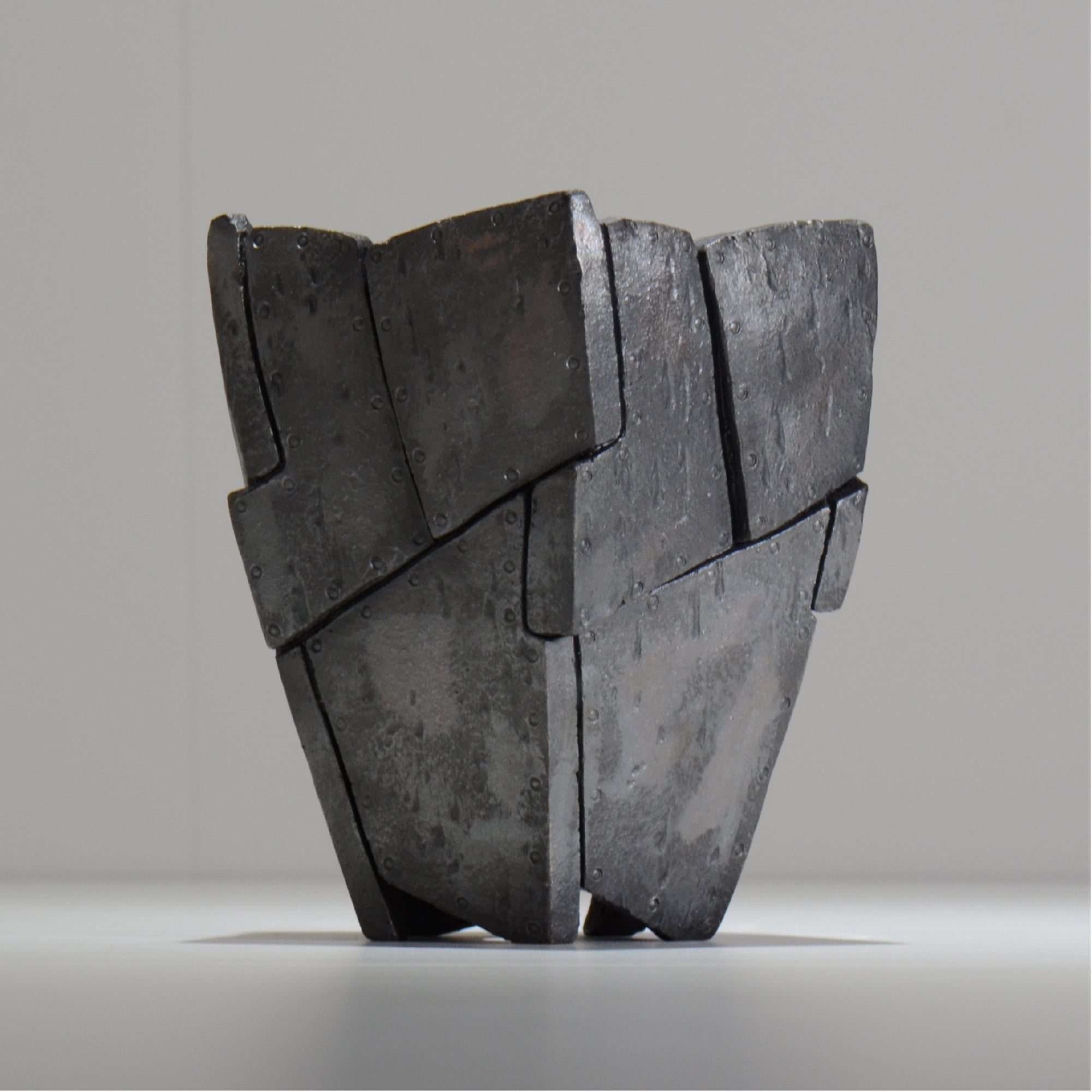 沖誠 / RIVET_SILVER_12/ 約φ13.5cm  /  M /植木鉢