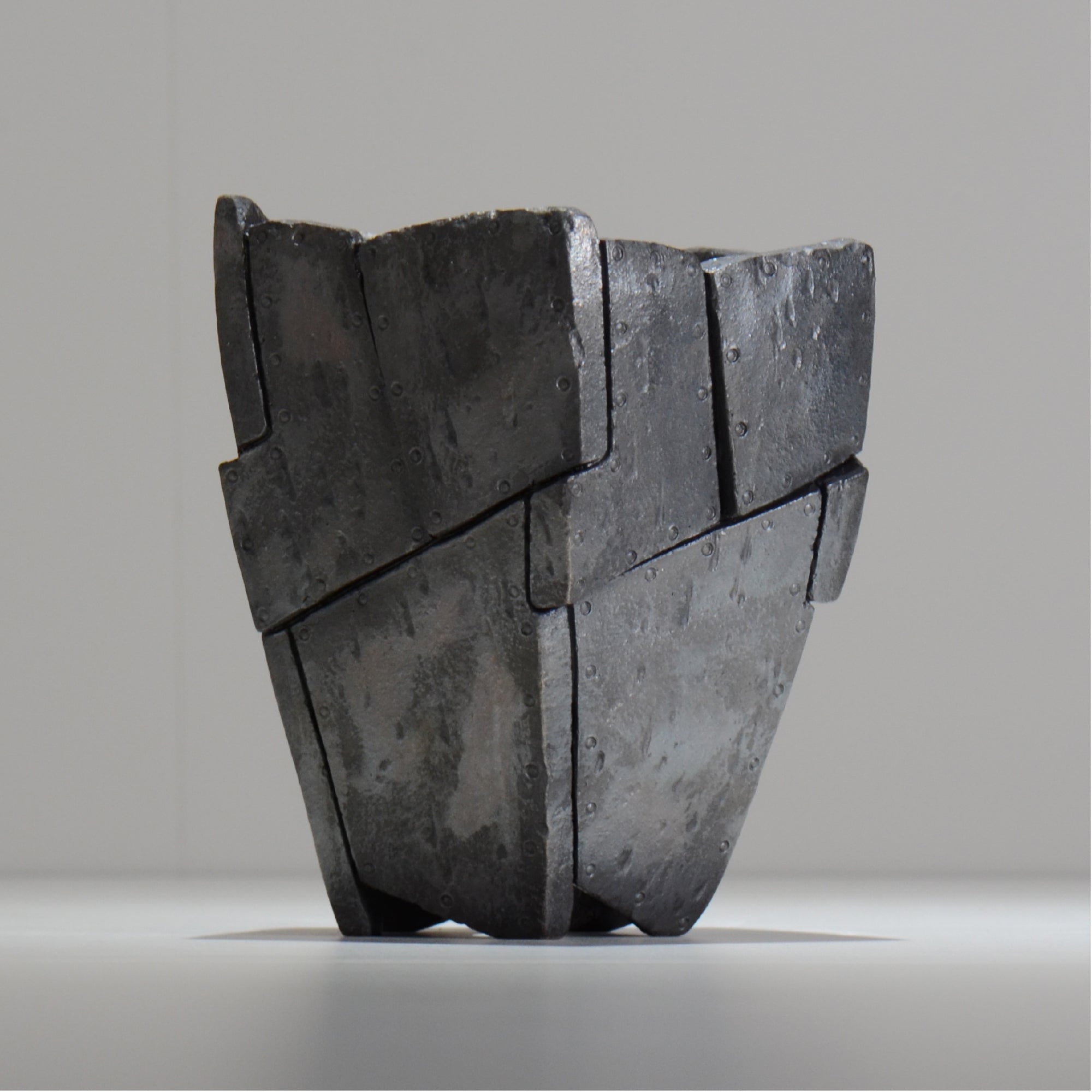 沖誠 / RIVET_SILVER_12/ 約φ13.5cm  /  M /植木鉢