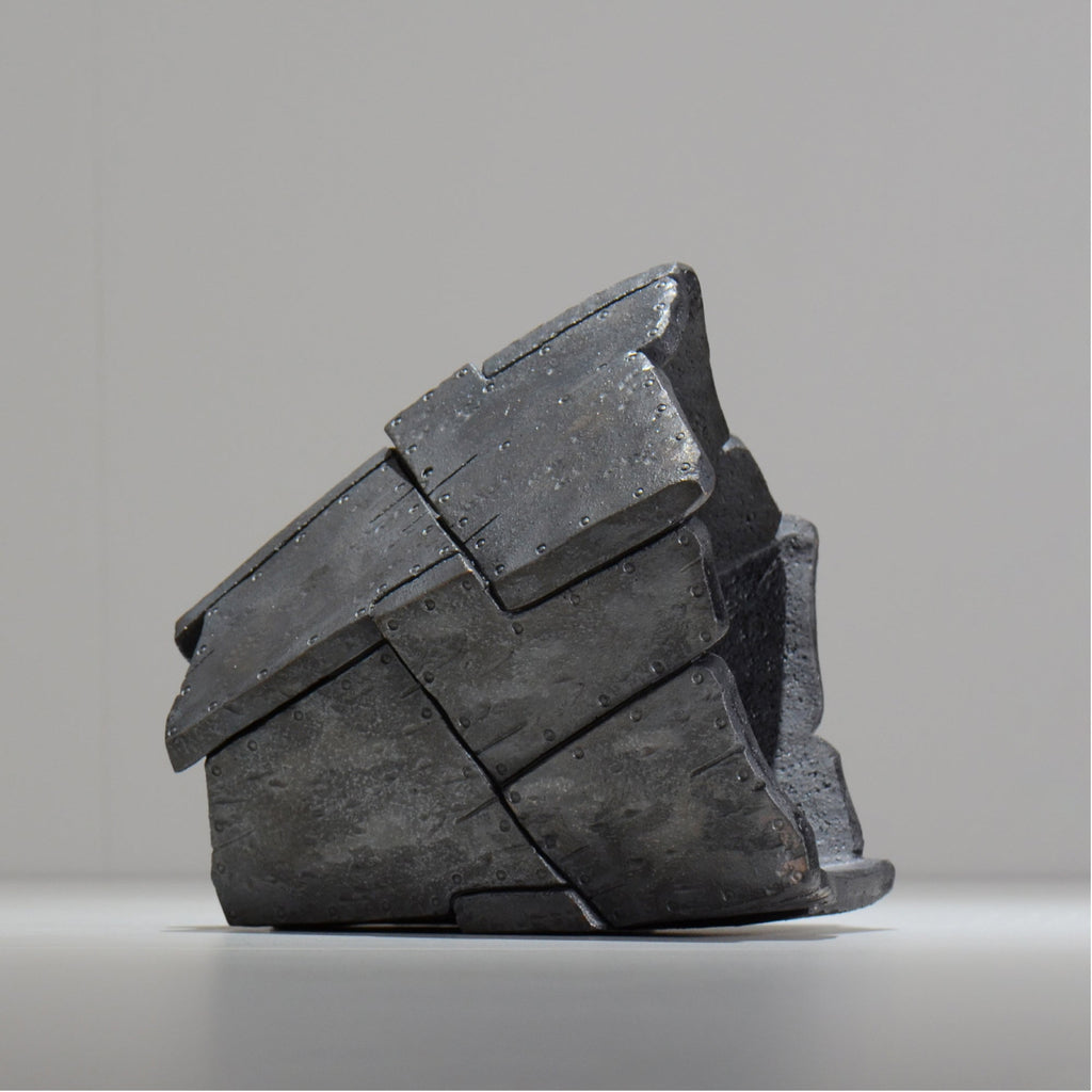 沖誠 / RIVET_SILVER_13/ 約φ17.5cm  / L / 植木鉢