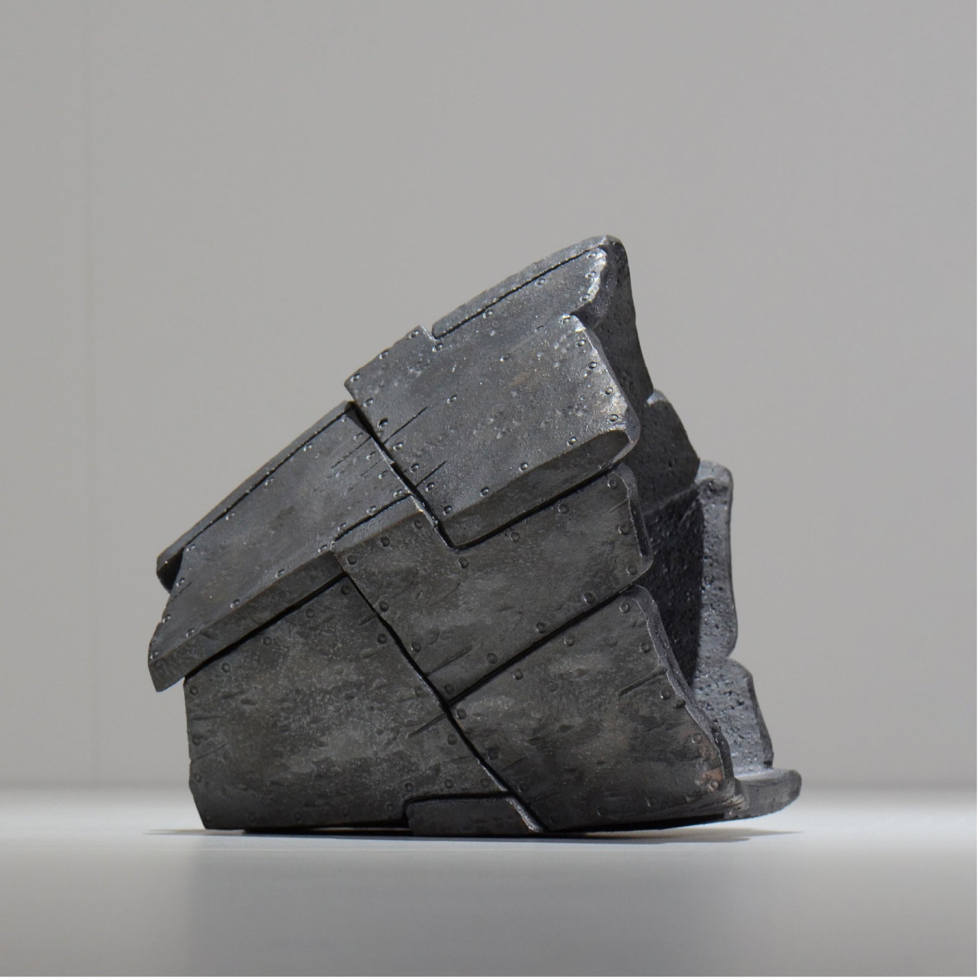 沖誠 / RIVET_SILVER_13/ 約φ17.5cm  / L / 植木鉢