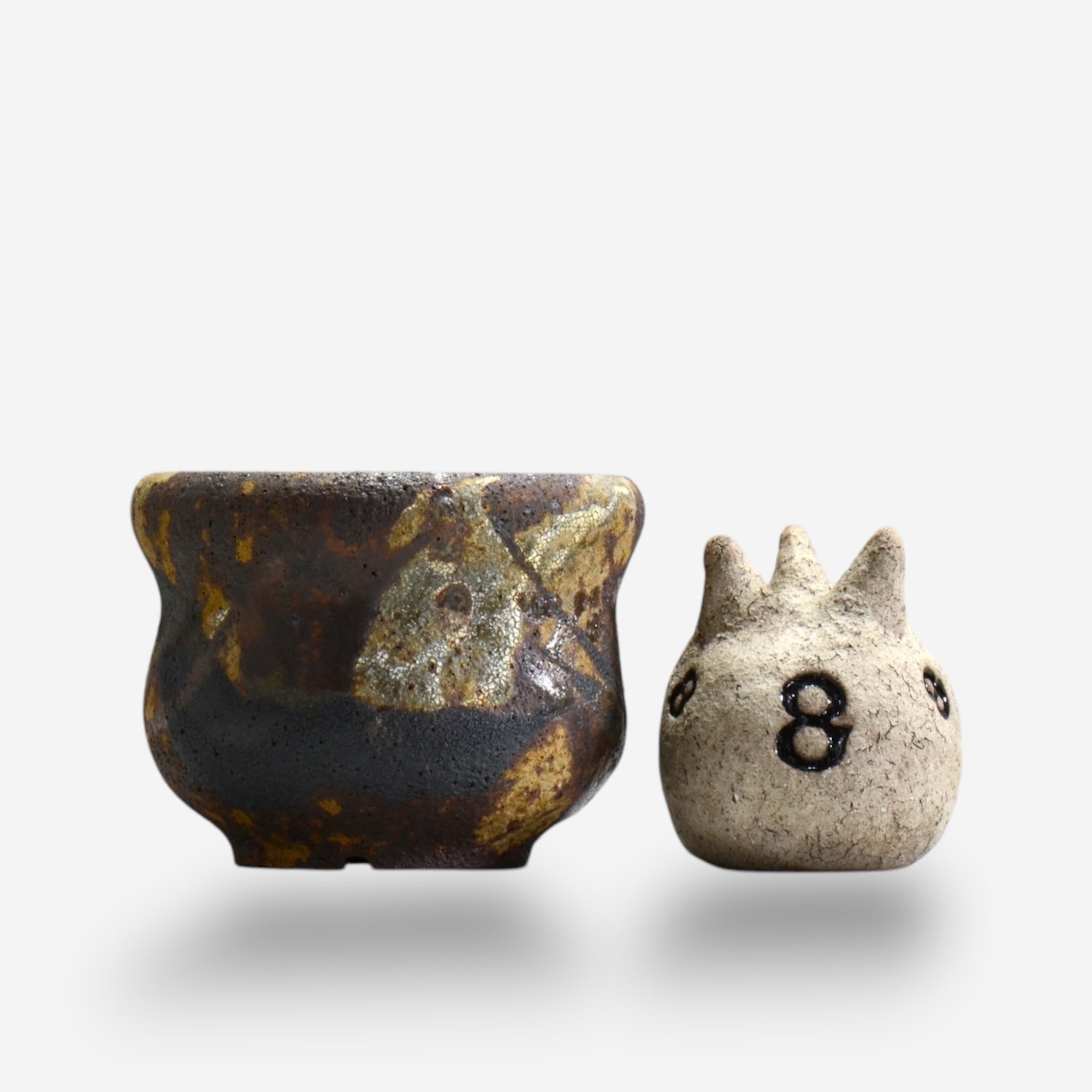 山下太 / ASOBO  錆（さび）/ 36 /  約 φ11cm / 植木鉢