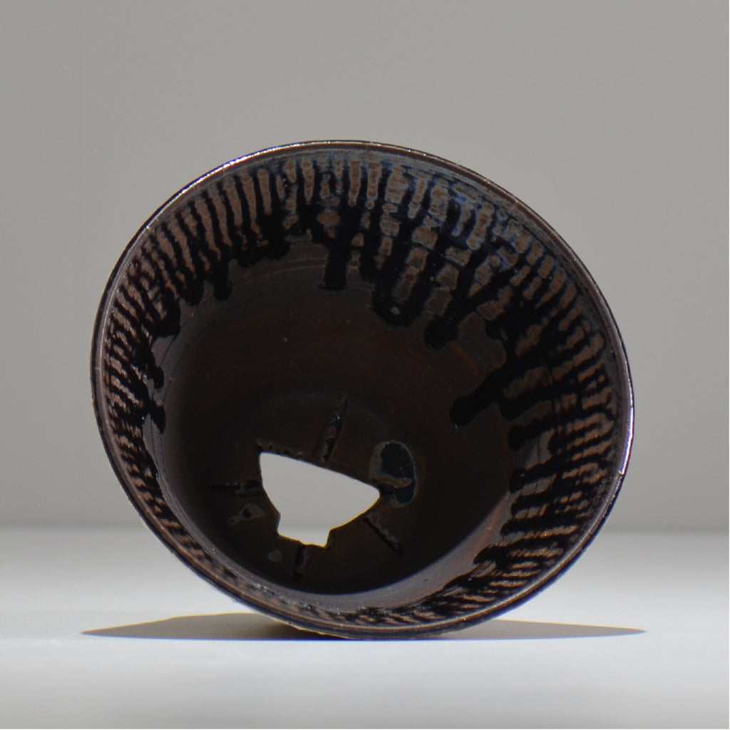 陶房Kibi / シエル ラウンドスプレット /  0056 / 約 φ15cm / 植木鉢