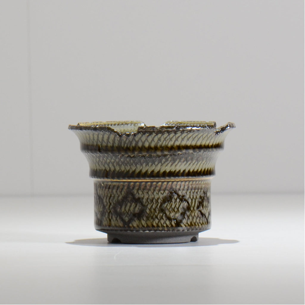 仲田唯希人 / SNAKE02 02/ 約φ10.5cm / 植木鉢