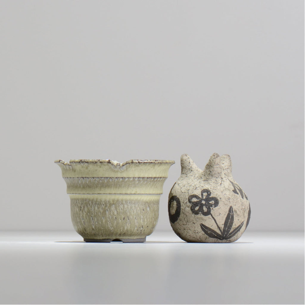 仲田唯希人 / SNAKE02 06/ 約φ11.1cm / 植木鉢