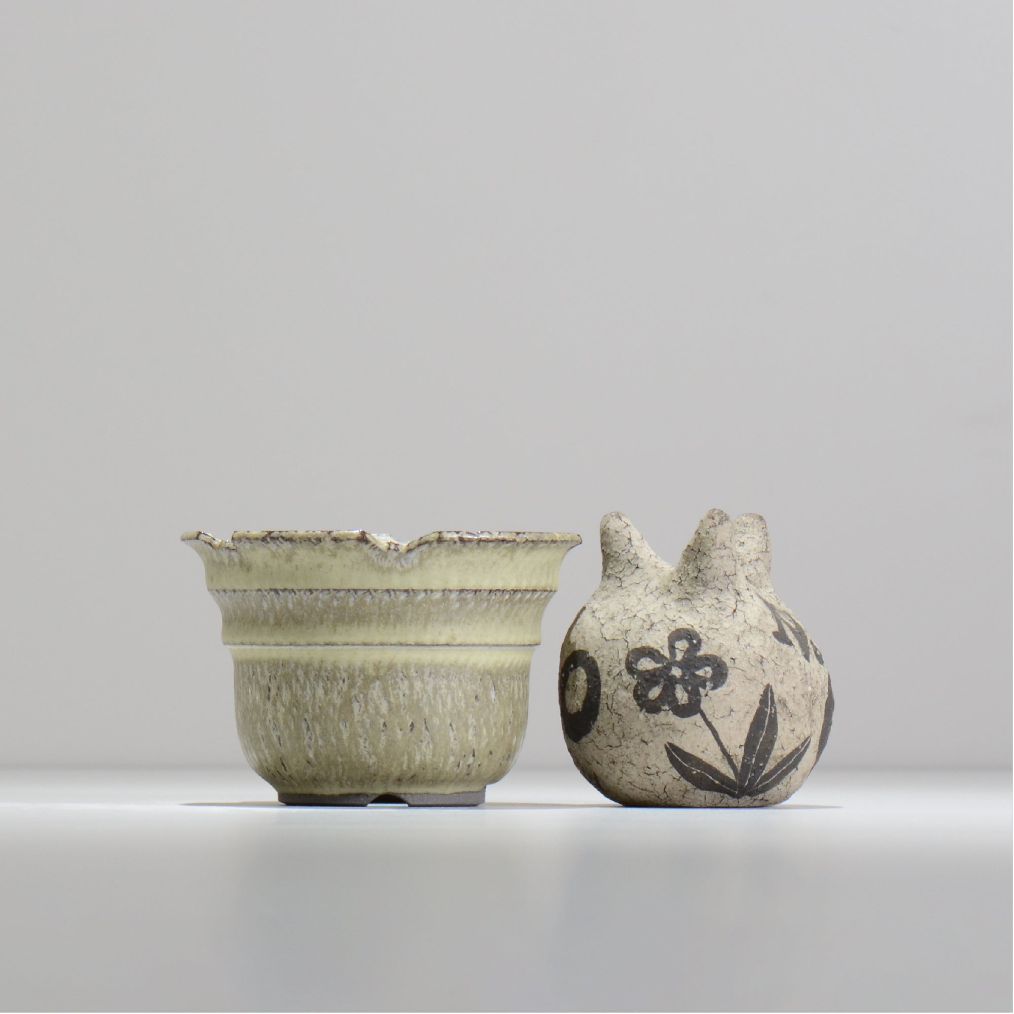 仲田唯希人 / SNAKE02 06/ 約φ11.1cm / 植木鉢