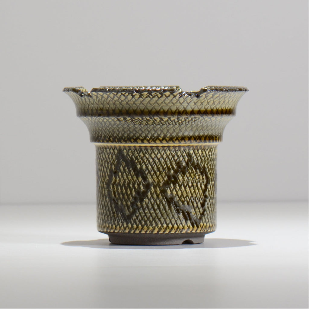 仲田唯希人 / SNAKE02 15/ 約φ13.4cm / 植木鉢