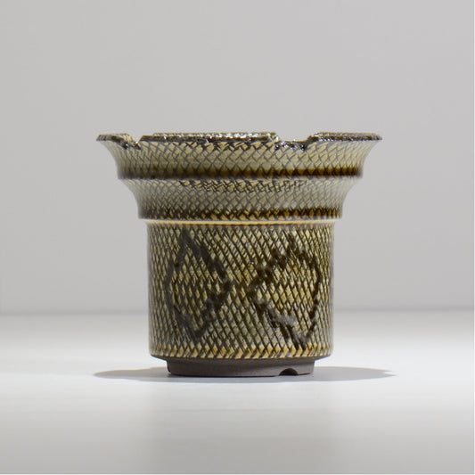 仲田唯希人 / SNAKE02 15/ 約φ13.4cm / 植木鉢