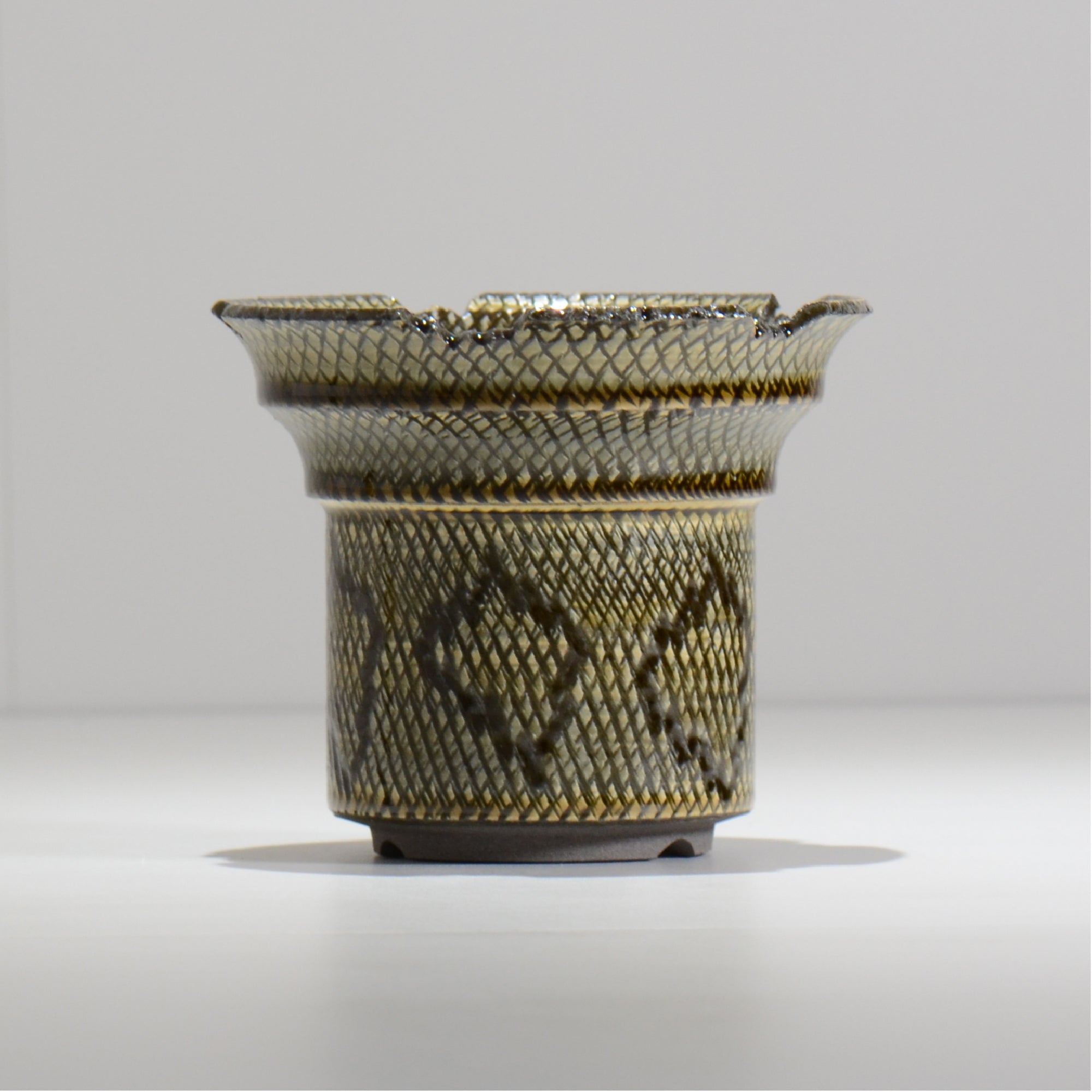 仲田唯希人 / SNAKE02 15/ 約φ13.4cm / 植木鉢