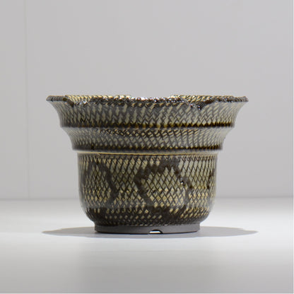 仲田唯希人 / SNAKE02 20/ 約φ17.7cm / 植木鉢