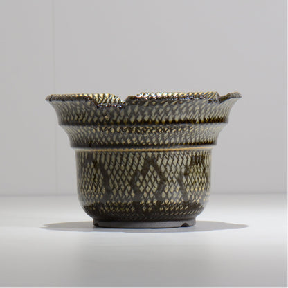 仲田唯希人 / SNAKE02 20/ 約φ17.7cm / 植木鉢