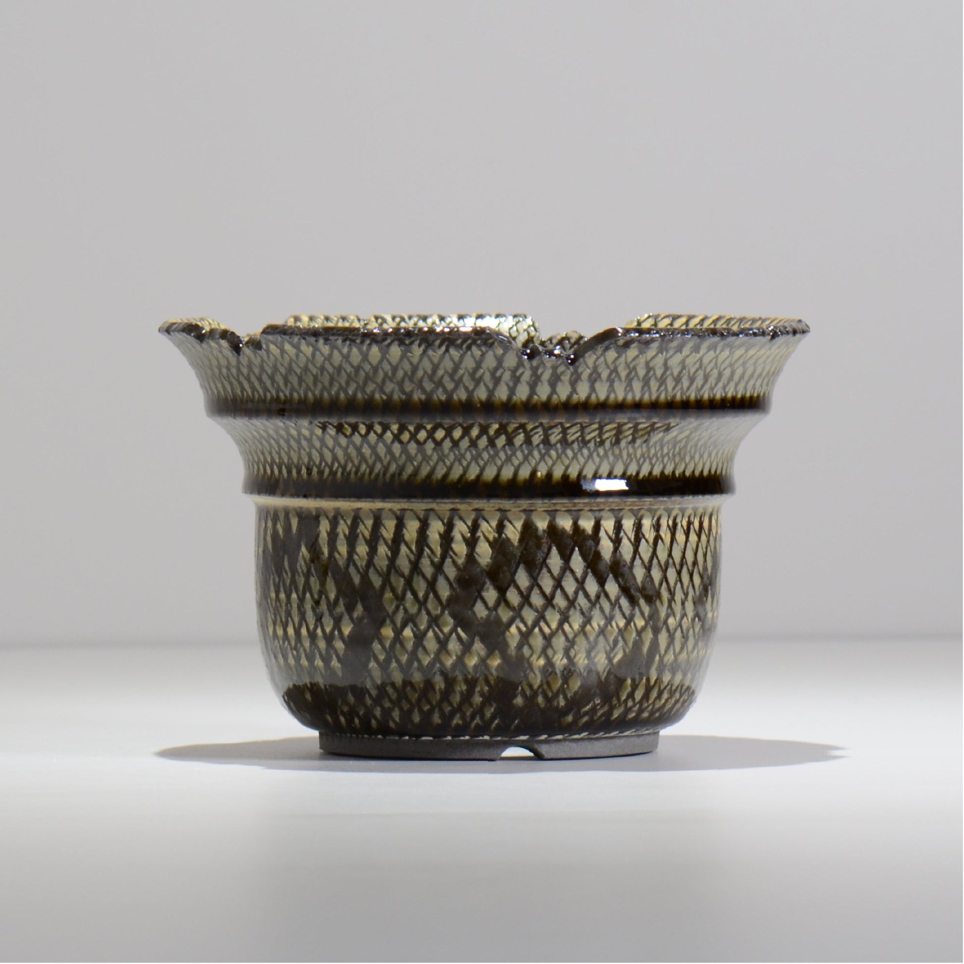仲田唯希人 / SNAKE02 21/ 約φ17.3cm / 植木鉢
