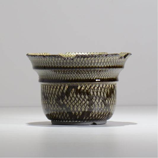 仲田唯希人 / SNAKE02 21/ 約φ17.3cm / 植木鉢