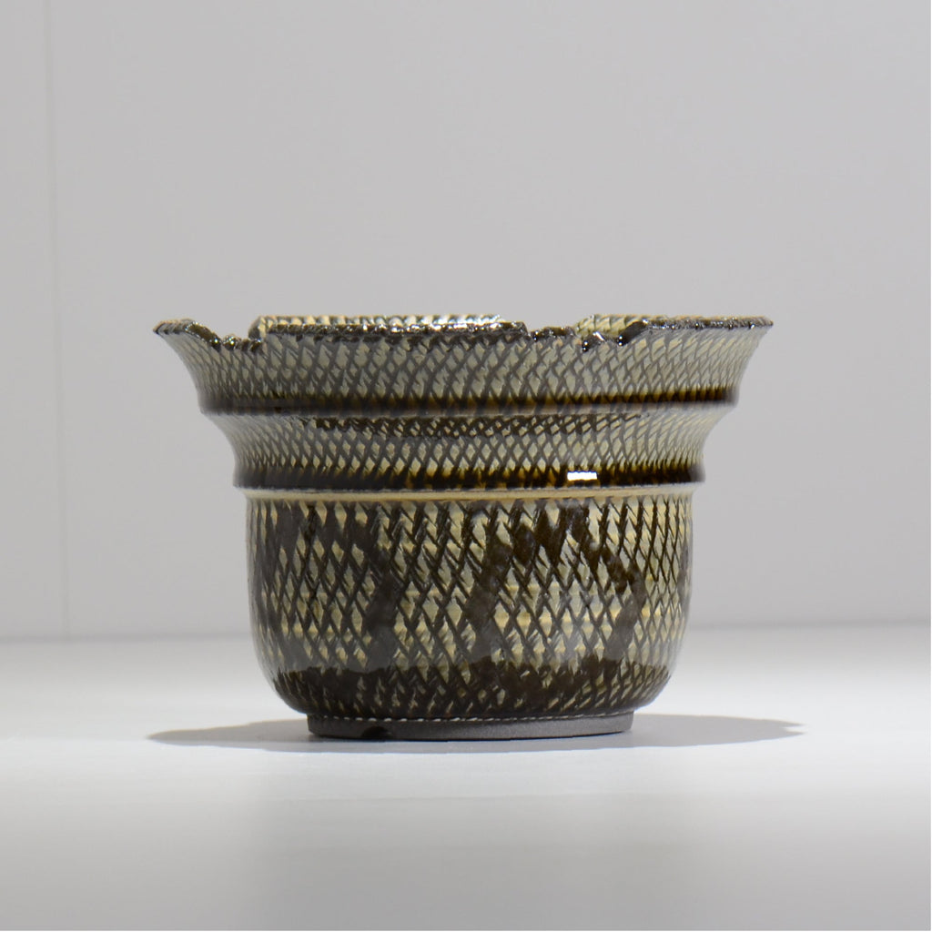 仲田唯希人 / SNAKE02 21/ 約φ17.3cm / 植木鉢