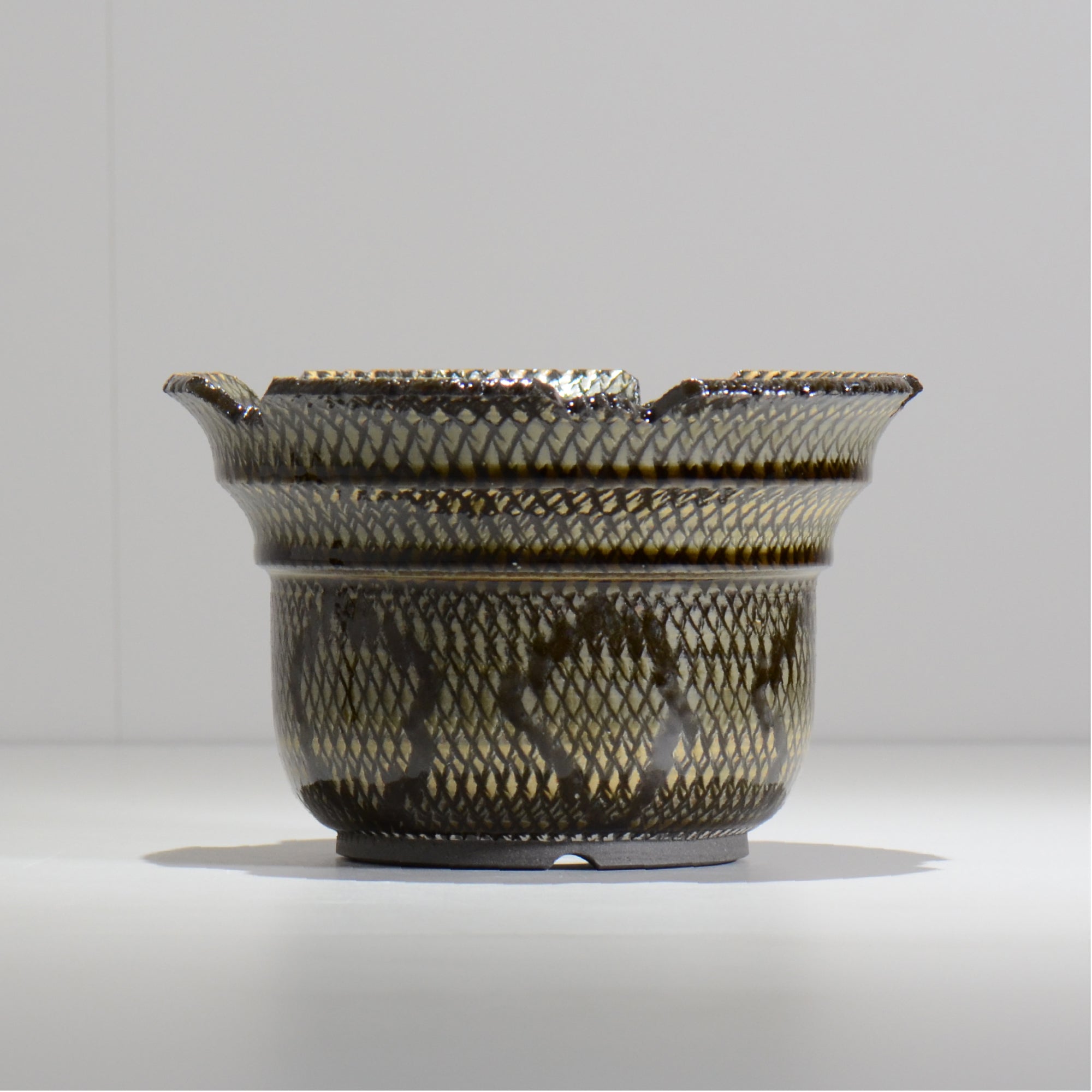 仲田唯希人 / SNAKE02 23/ 約φ18cm / 植木鉢