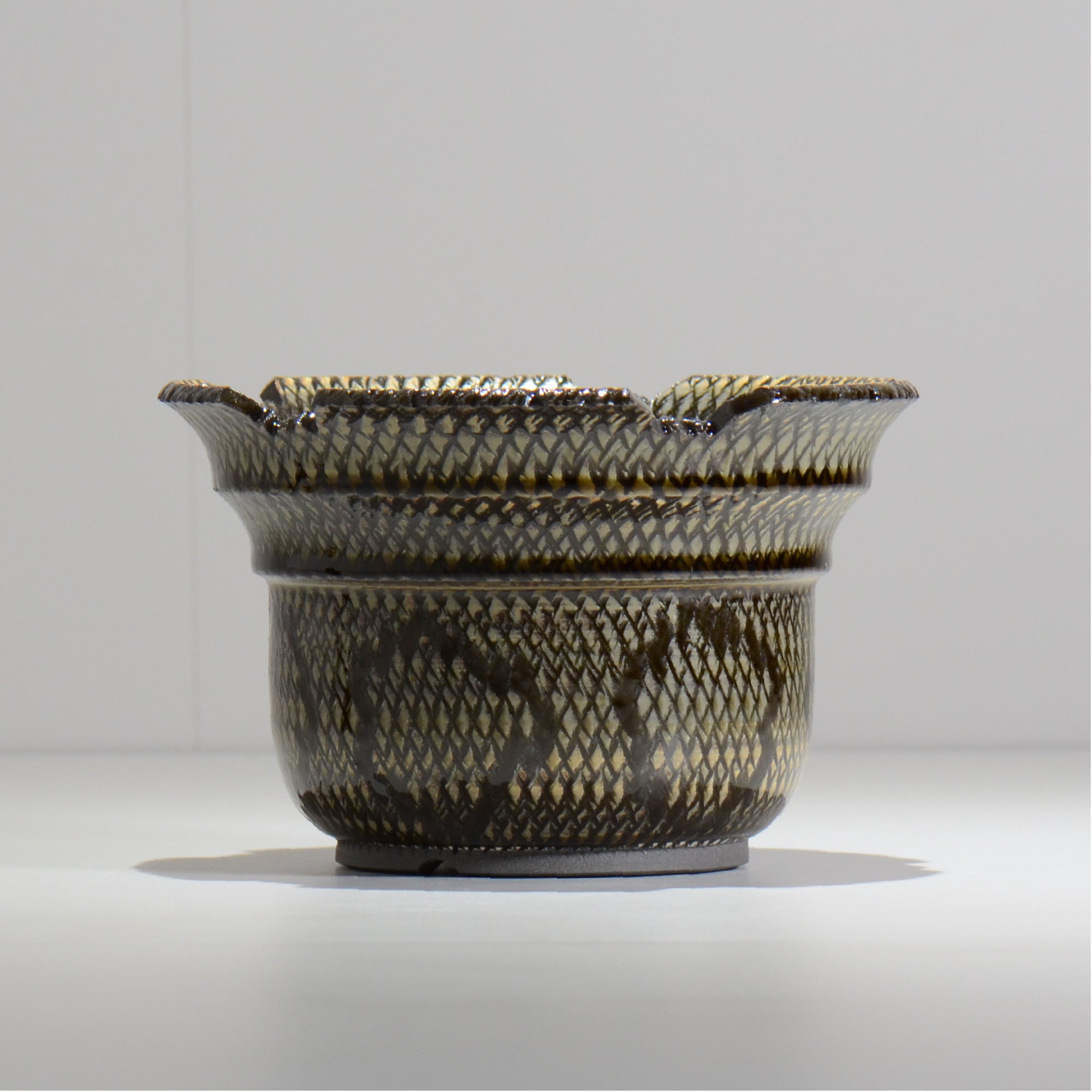 仲田唯希人 / SNAKE02 23/ 約φ18cm / 植木鉢