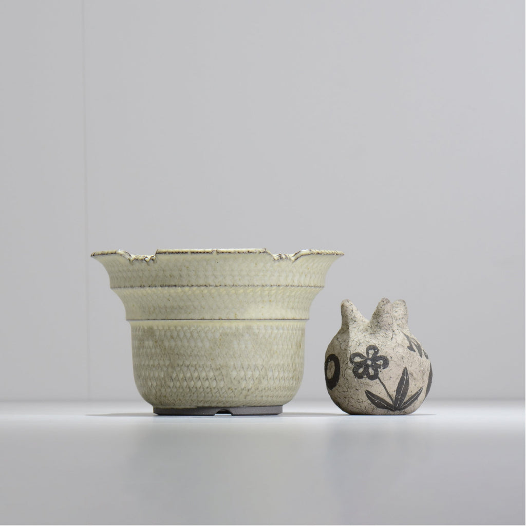 仲田唯希人 / SNAKE02 24/ 約φ17.6cm / 植木鉢
