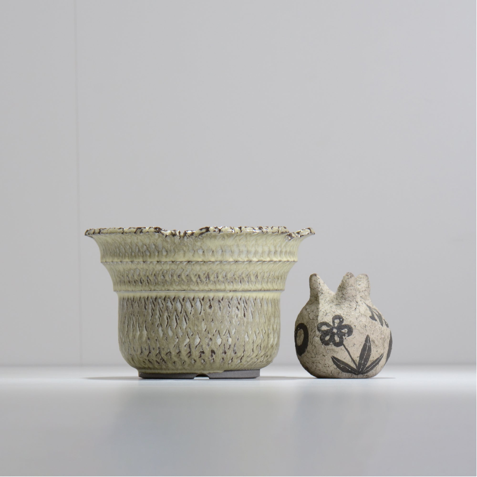 仲田唯希人 / SNAKE02 26/ 約φ18cm / 植木鉢