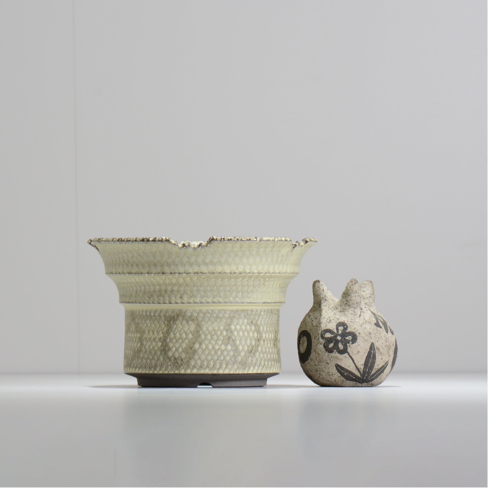 仲田唯希人 / SNAKE02 32/ 約φ17.7cm / 植木鉢