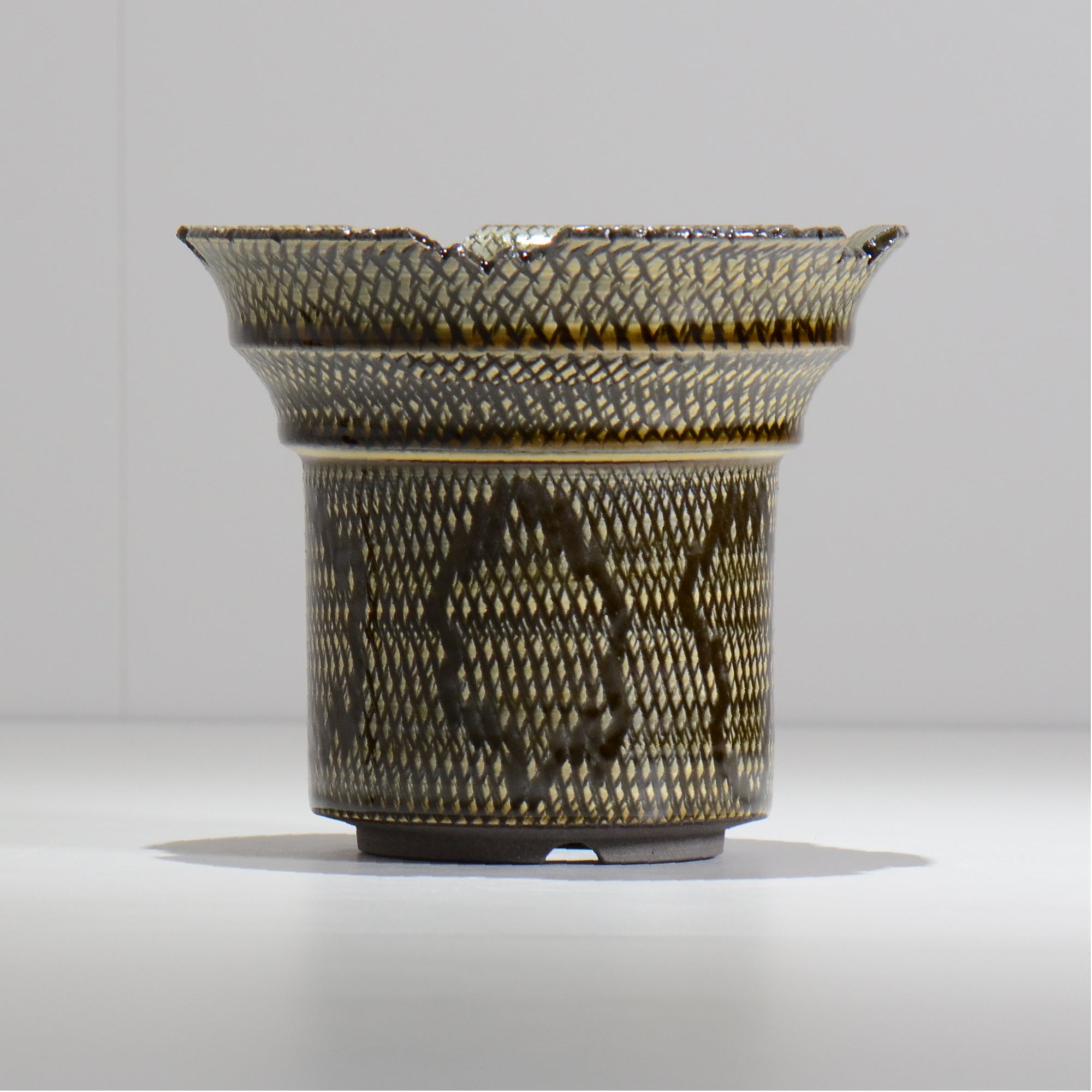仲田唯希人 / SNAKE02 34/ 約φ16cm / 植木鉢