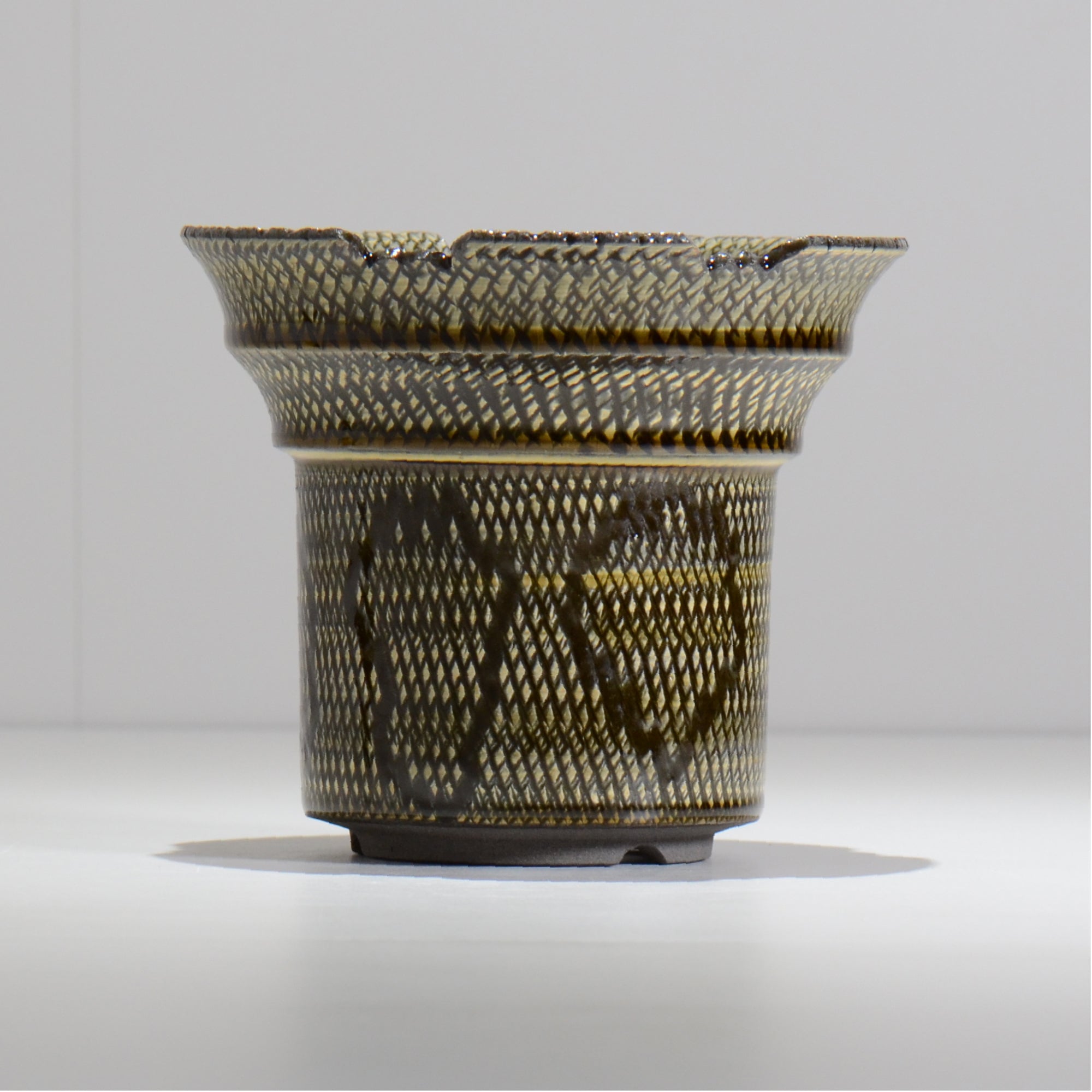 仲田唯希人 / SNAKE02 34/ 約φ16cm / 植木鉢