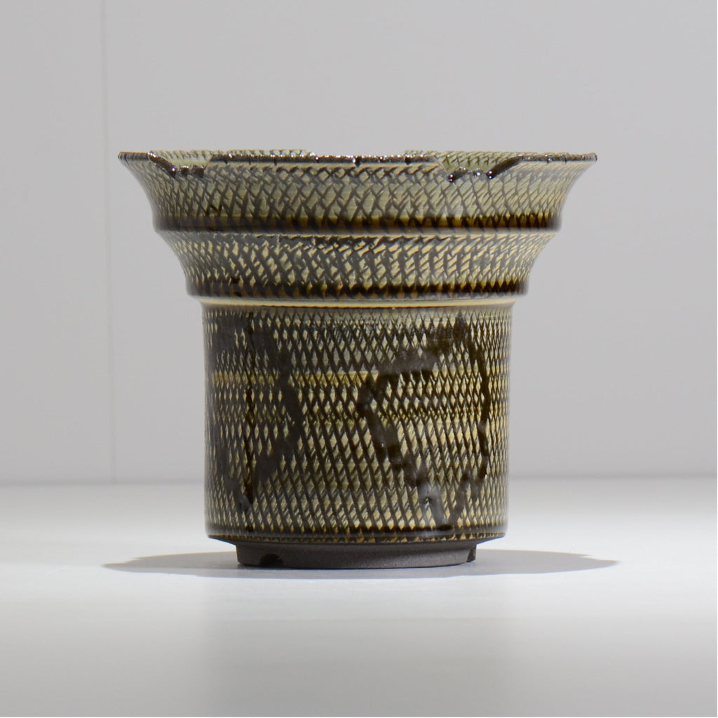 仲田唯希人 / SNAKE02 34/ 約φ16cm / 植木鉢