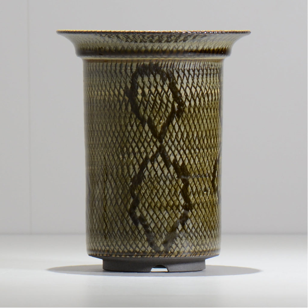 仲田唯希人 / SNAKE02 37/ 約φ14.9cm / 植木鉢