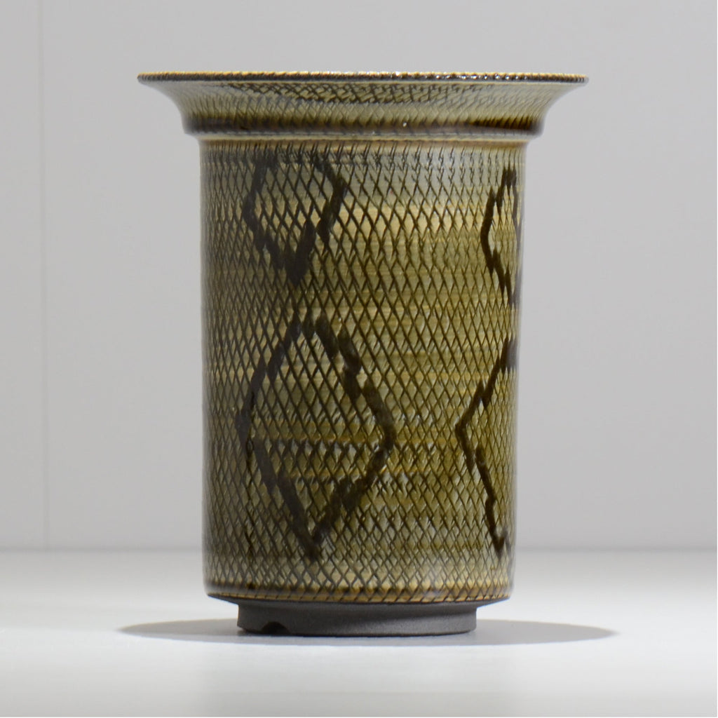 仲田唯希人 / SNAKE02 37/ 約φ14.9cm / 植木鉢