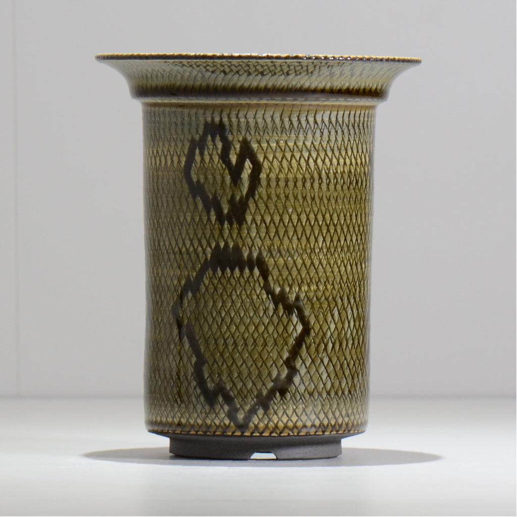 仲田唯希人 / SNAKE02 37/ 約φ14.9cm / 植木鉢