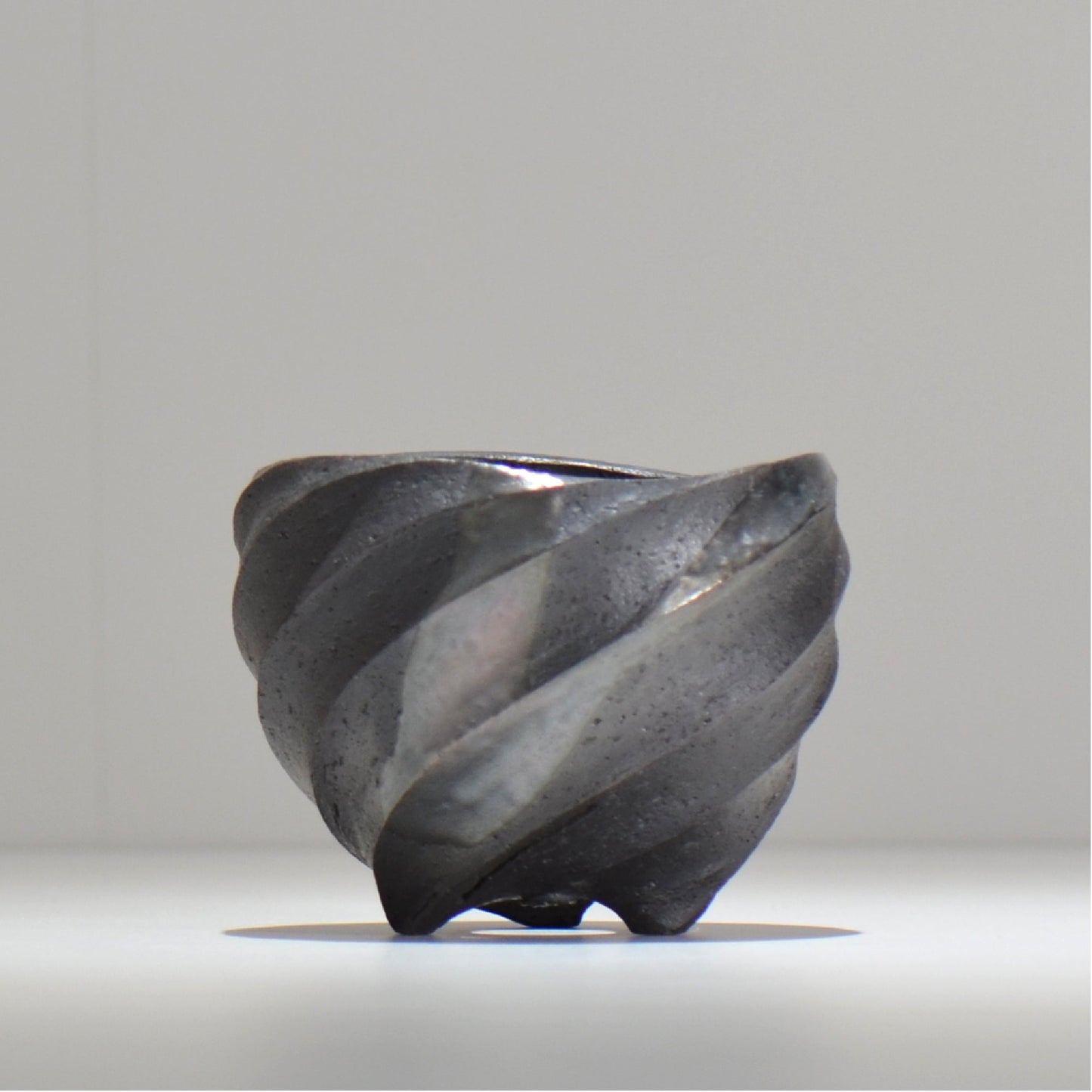沖誠 / SPIIRAL_SILVER_05 / 約φ11.2cm  / 植木鉢