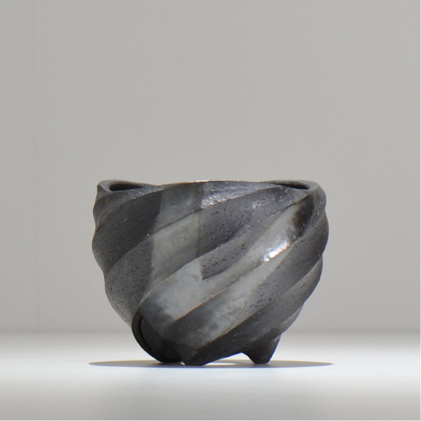 沖誠 / SPIIRAL_SILVER_05 / 約φ11.2cm  / 植木鉢