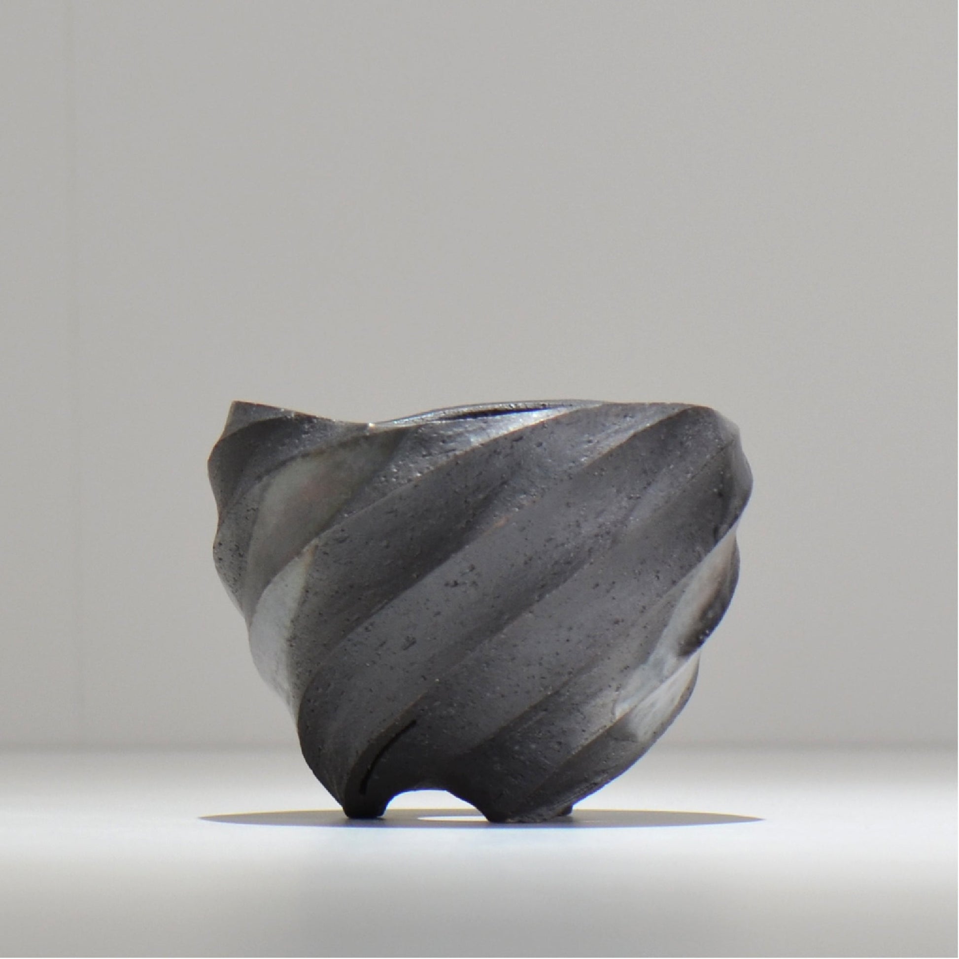 沖誠 / SPIIRAL_SILVER_05 / 約φ11.2cm  / 植木鉢