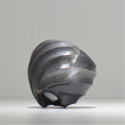 沖誠 / SPIIRAL_SILVER_05 / 約φ11.2cm  / 植木鉢