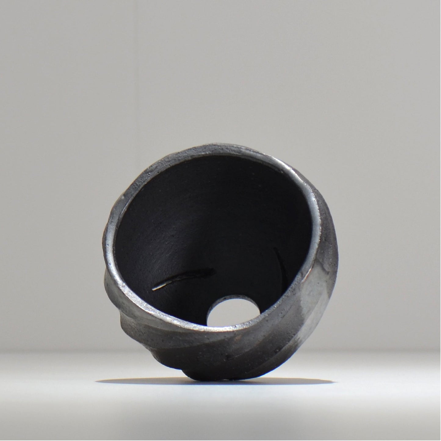 沖誠 / SPIIRAL_SILVER_05 / 約φ11.2cm  / 植木鉢