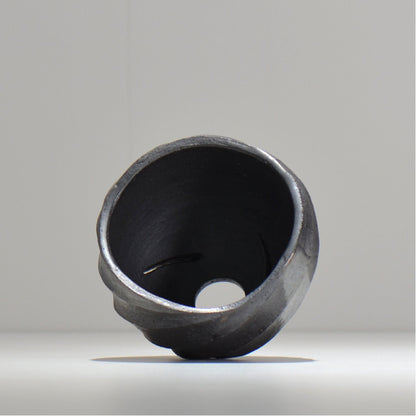 沖誠 / SPIIRAL_SILVER_05 / 約φ11.2cm  / 植木鉢