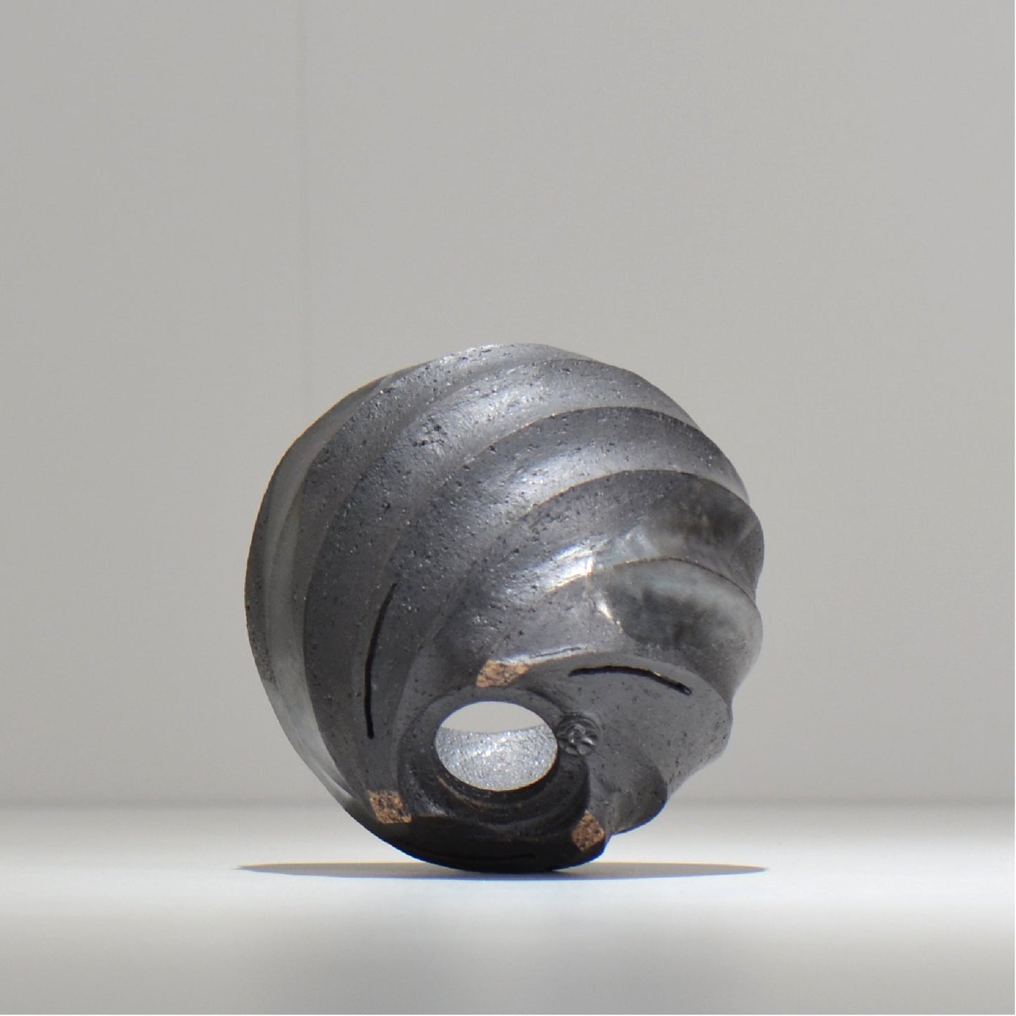 沖誠 / SPIIRAL_SILVER_05 / 約φ11.2cm  / 植木鉢