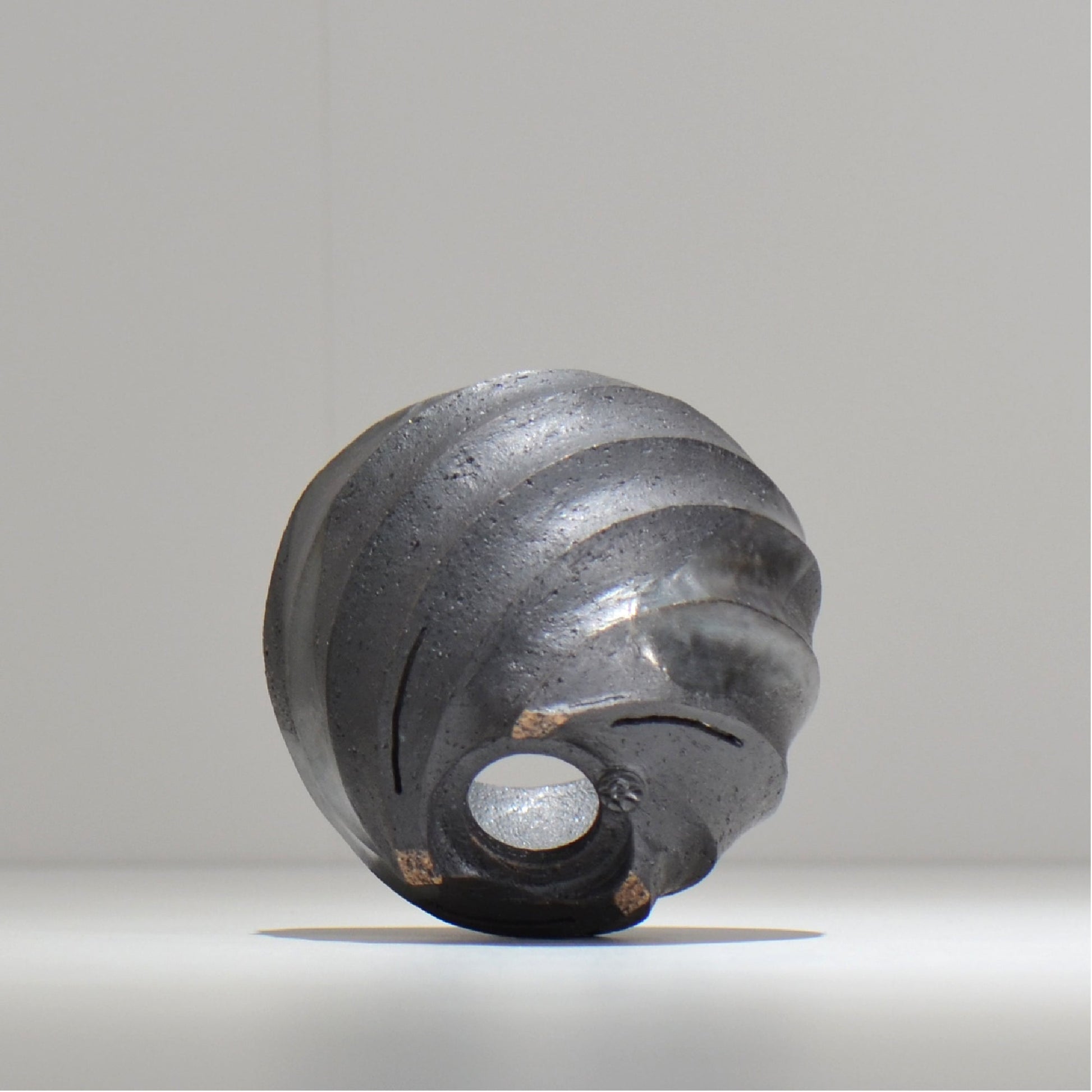 沖誠 / SPIIRAL_SILVER_05 / 約φ11.2cm  / 植木鉢