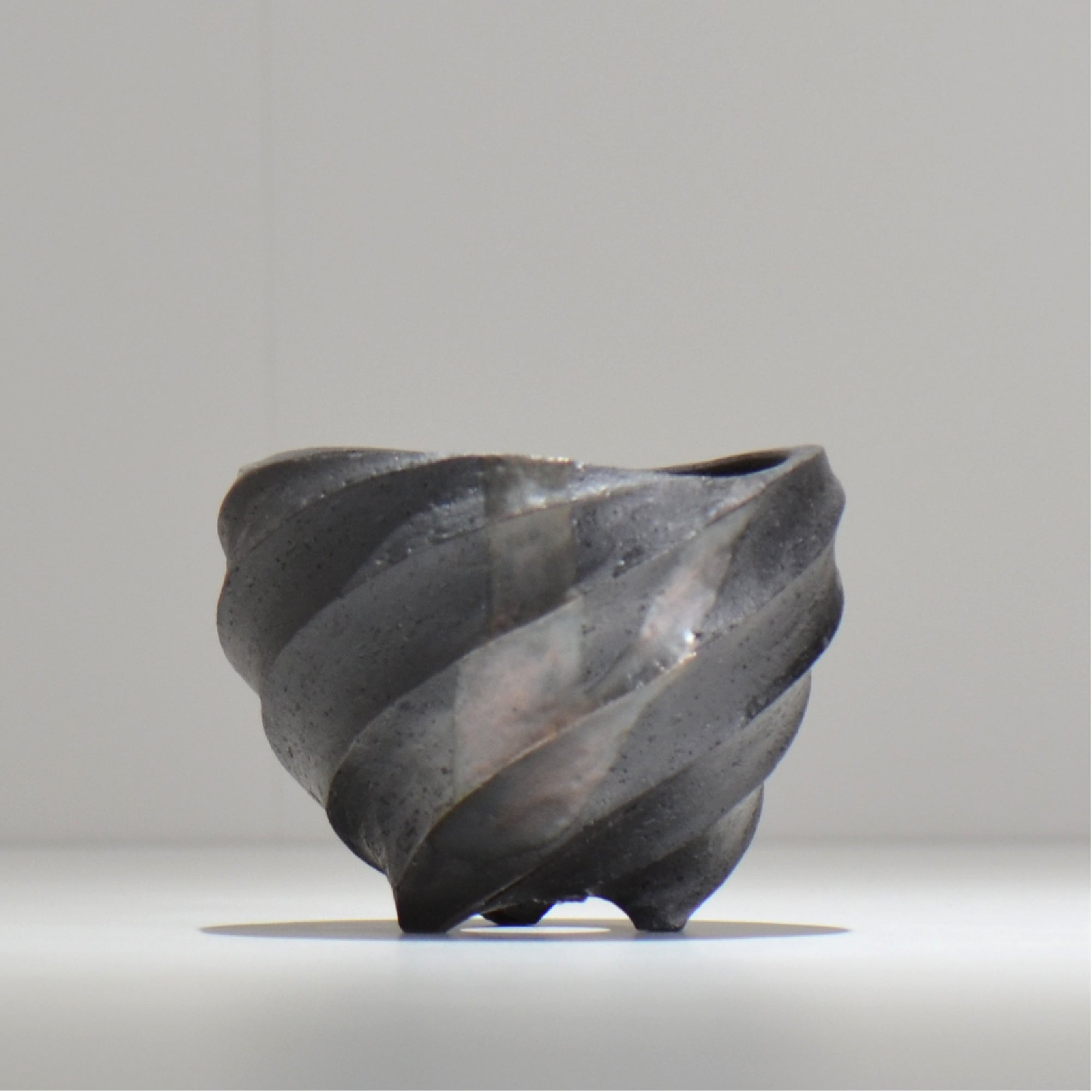 沖誠 / SPIIRAL_SILVER_06 / 約φ11.4cm  / 植木鉢