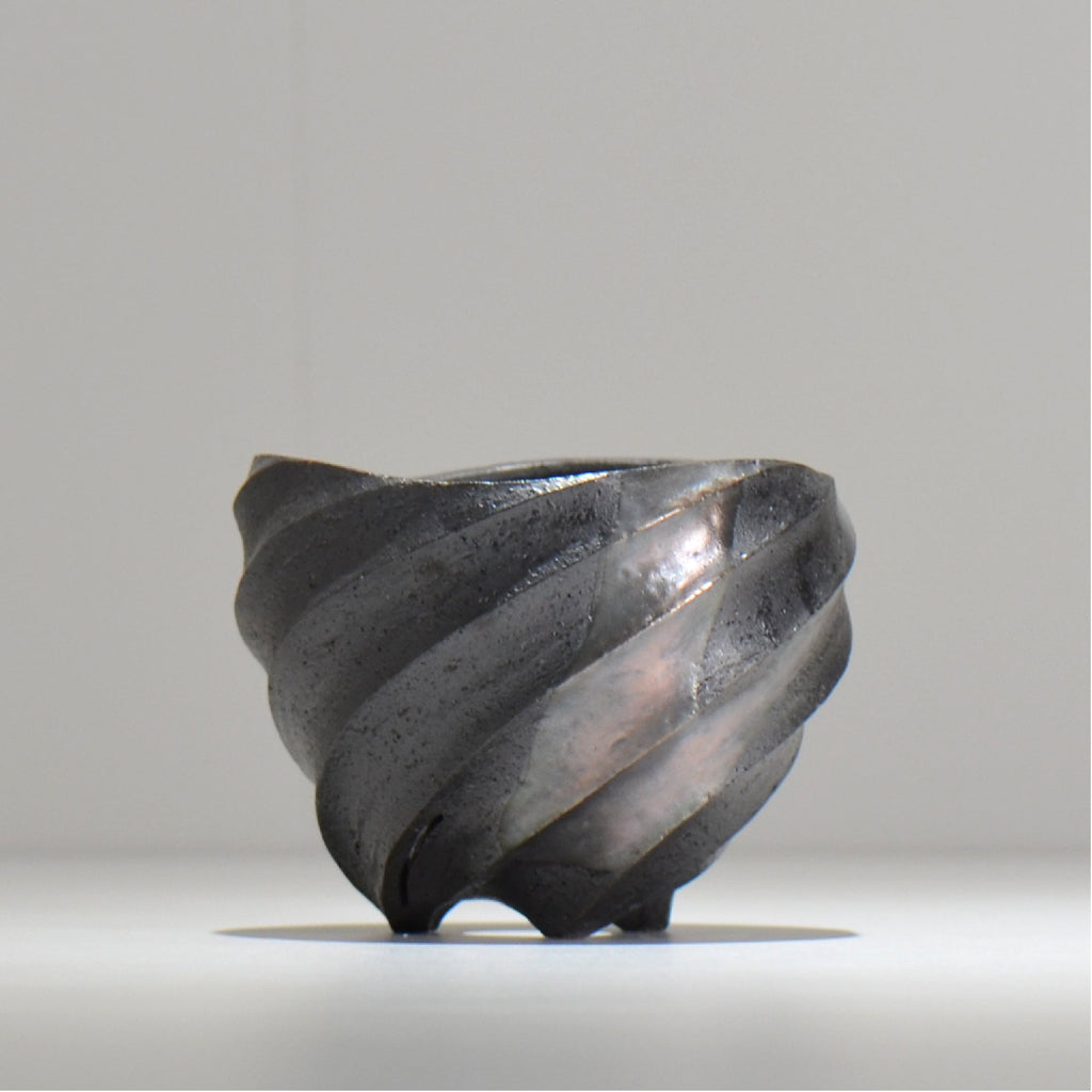 沖誠 / SPIIRAL_SILVER_06 / 約φ11.4cm  / 植木鉢