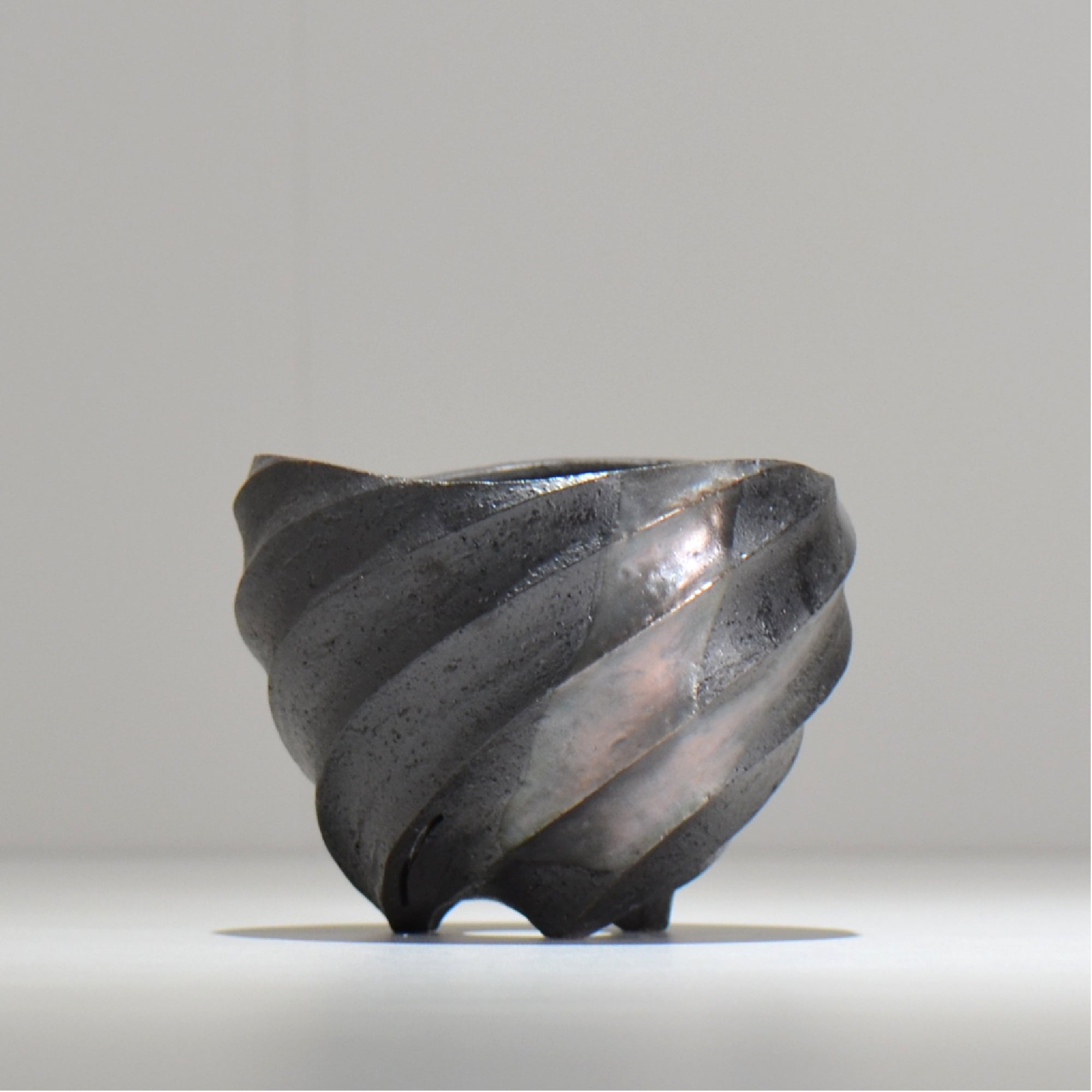 沖誠 / SPIIRAL_SILVER_06 / 約φ11.4cm  / 植木鉢