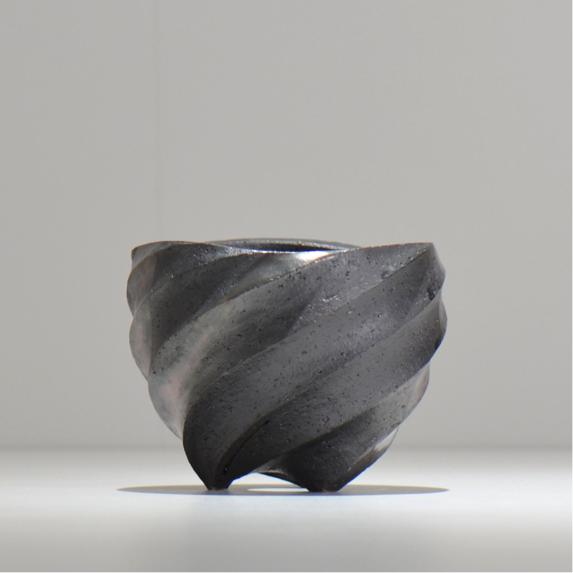 沖誠 / SPIIRAL_SILVER_06 / 約φ11.4cm  / 植木鉢