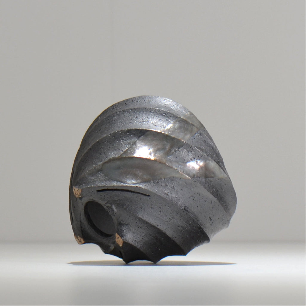 沖誠 / SPIIRAL_SILVER_06 / 約φ11.4cm  / 植木鉢