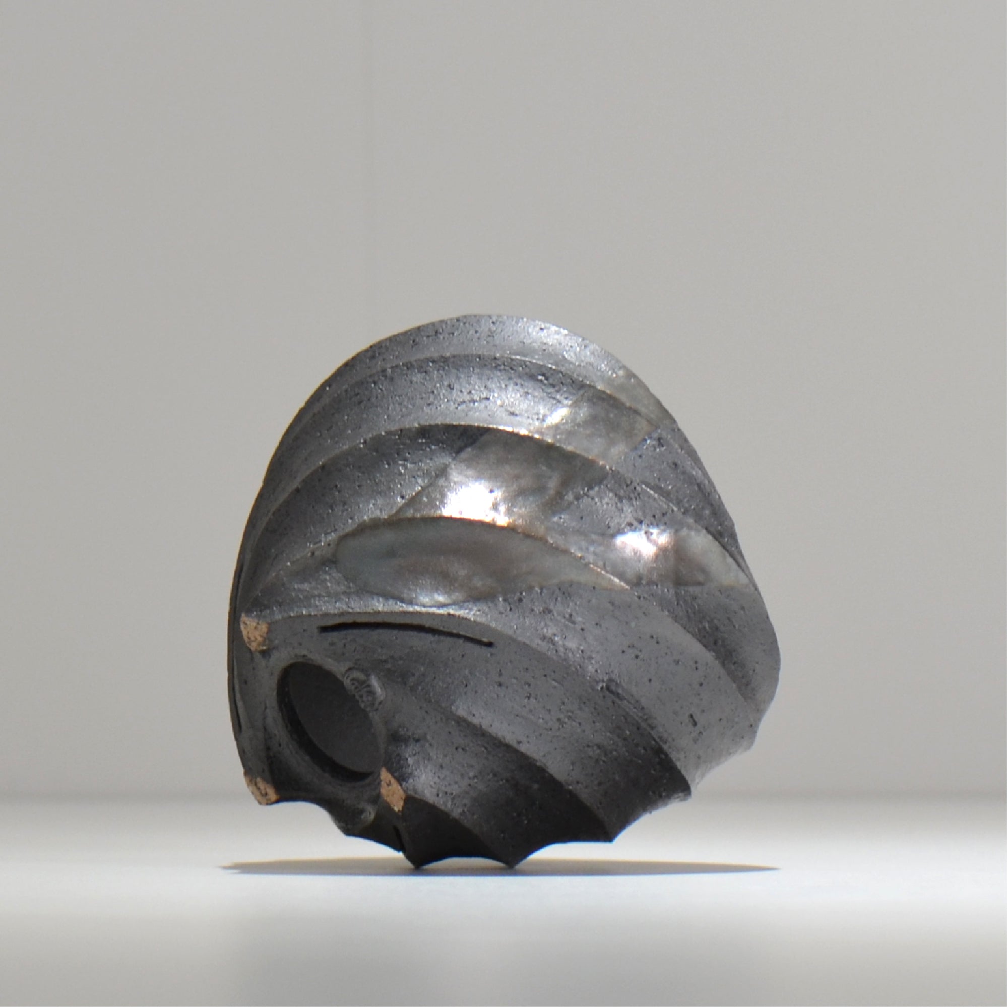 沖誠 / SPIIRAL_SILVER_06 / 約φ11.4cm  / 植木鉢