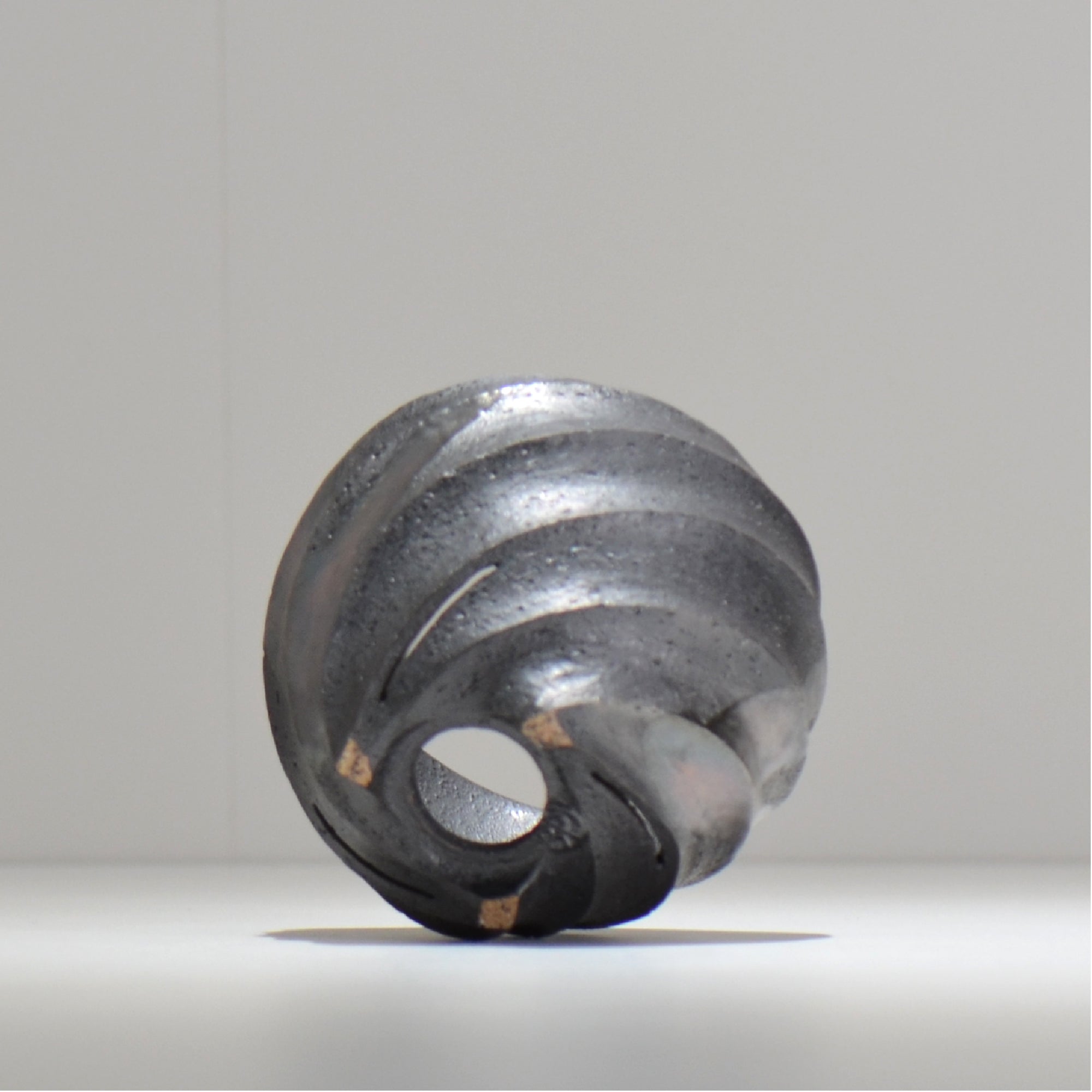 沖誠 / SPIIRAL_SILVER_06 / 約φ11.4cm  / 植木鉢