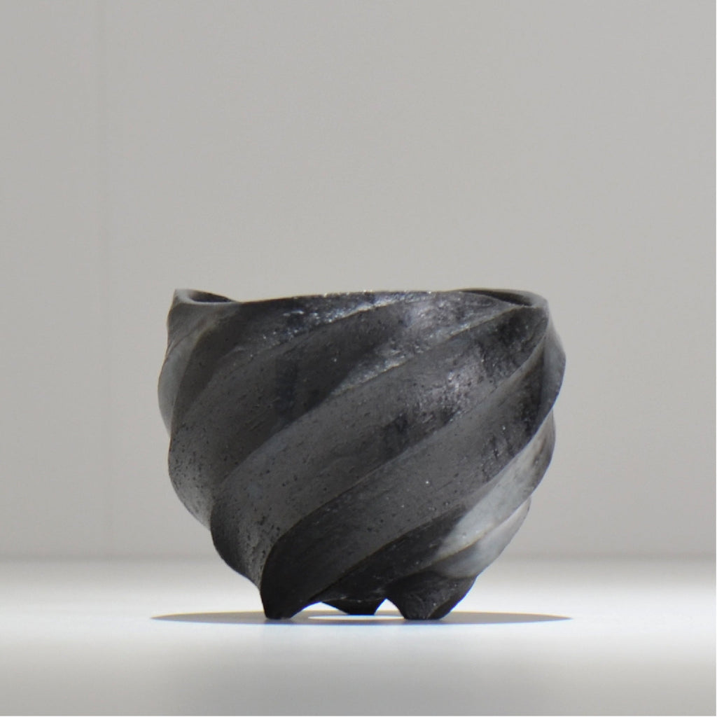 沖誠 / SPIIRAL_SILVER_07 / 約φ11.1cm  / 植木鉢