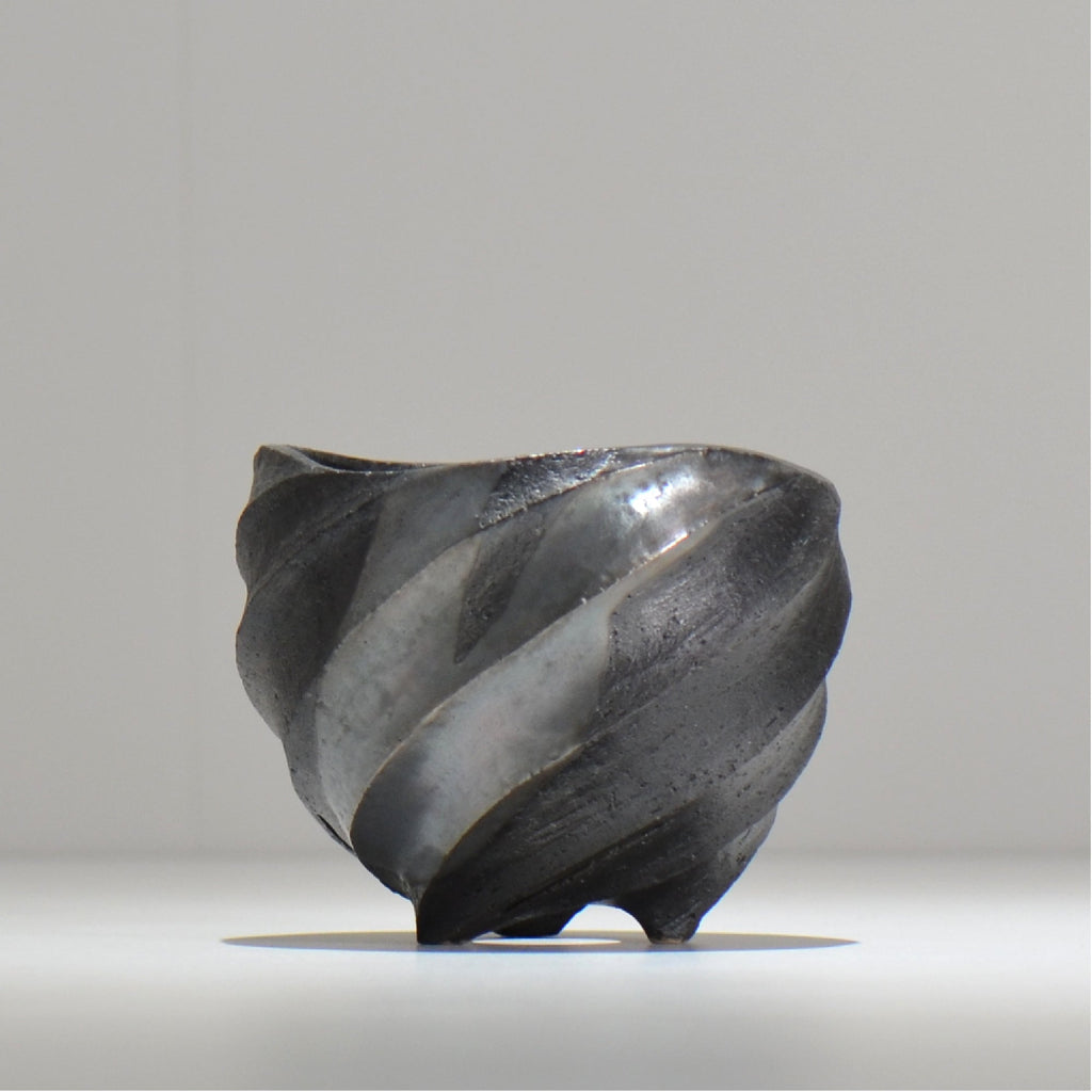 沖誠 / SPIIRAL_SILVER_07 / 約φ11.1cm  / 植木鉢
